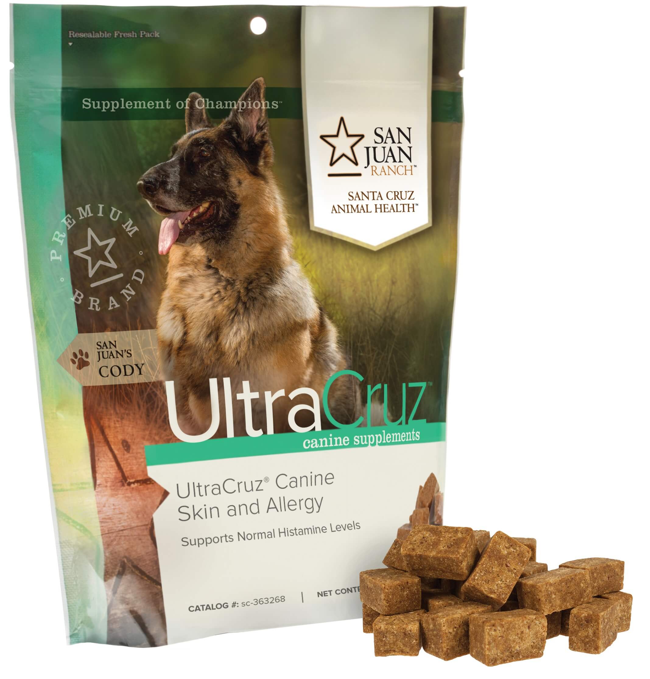 Dog Skin and Allergy Supplement UltraCruz Santa Cruz Animal