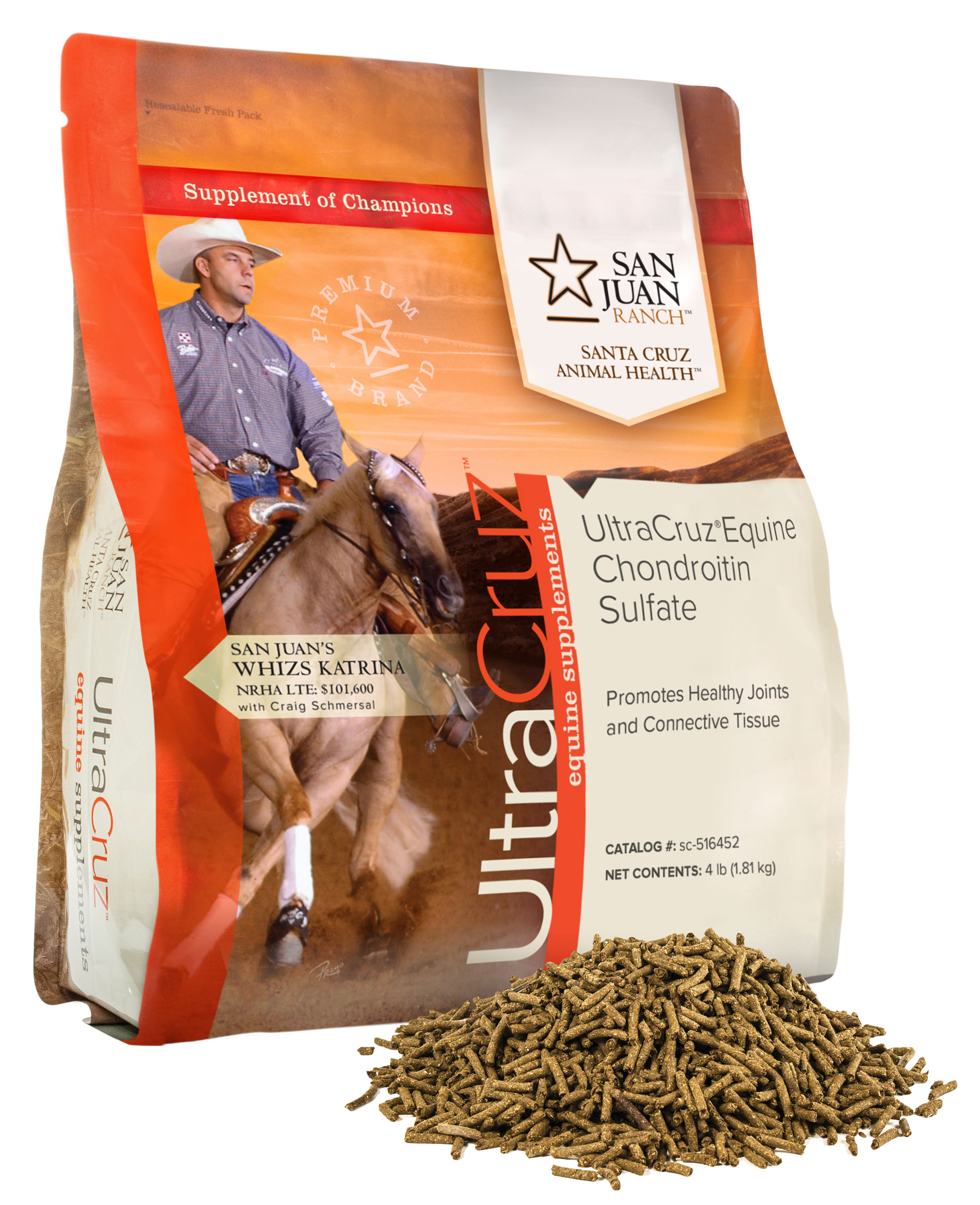 UltraCruz® Equine Chondroitin Sulfate Supplement for Horses Santa Cruz Animal Health