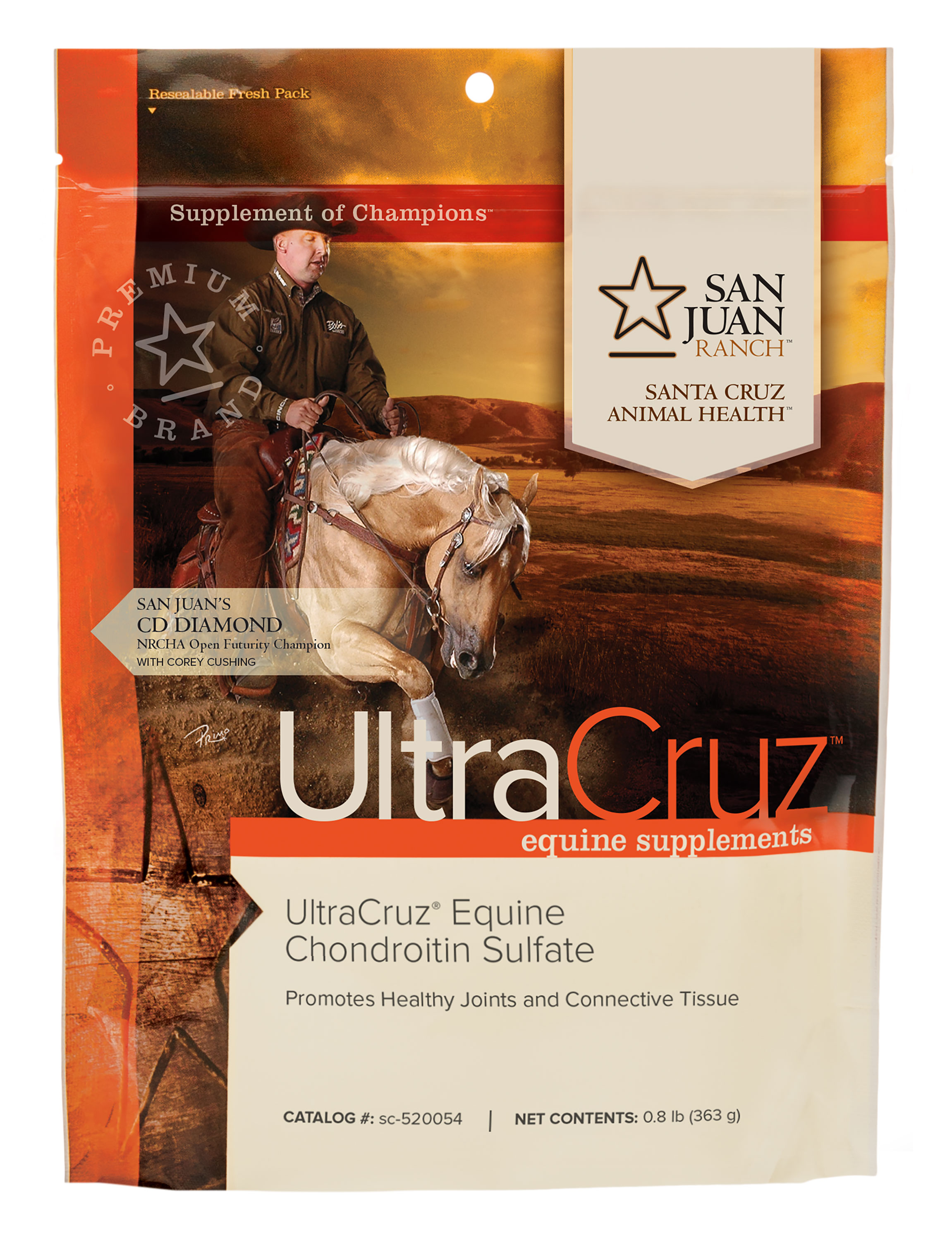 UltraCruz® Equine Chondroitin Sulfate Supplement for Horses Santa