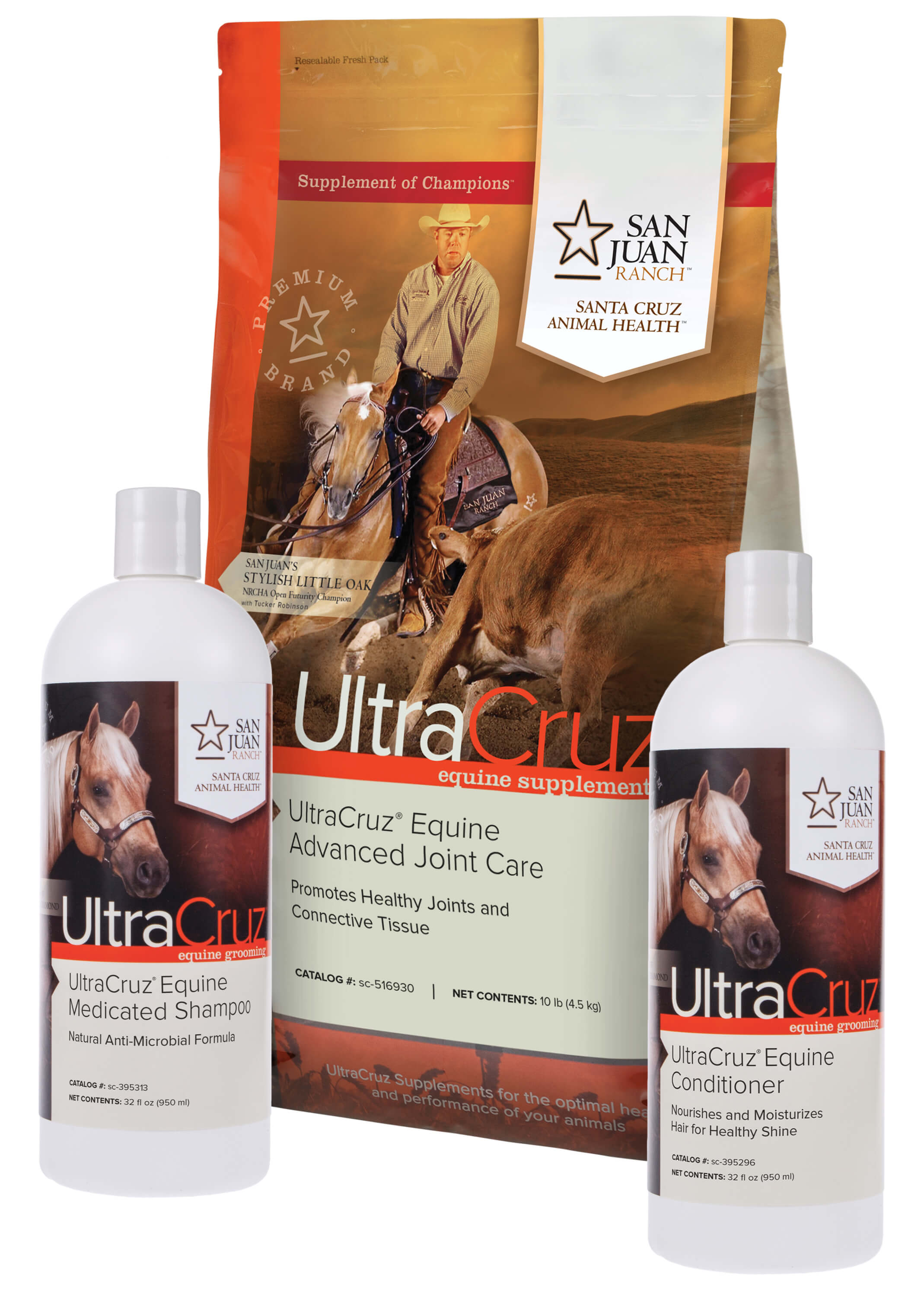 UltraCruz® Equine Foaming Medicated Shampoo for Horses Santa Cruz