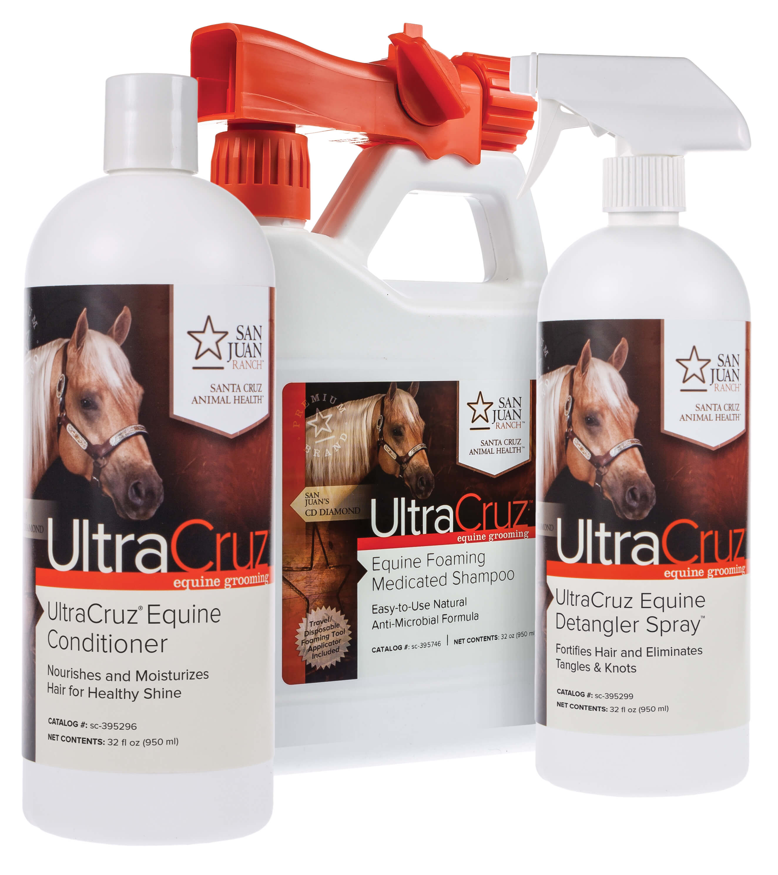 UltraCruz® Equine Foaming Medicated Shampoo for Horses Santa Cruz
