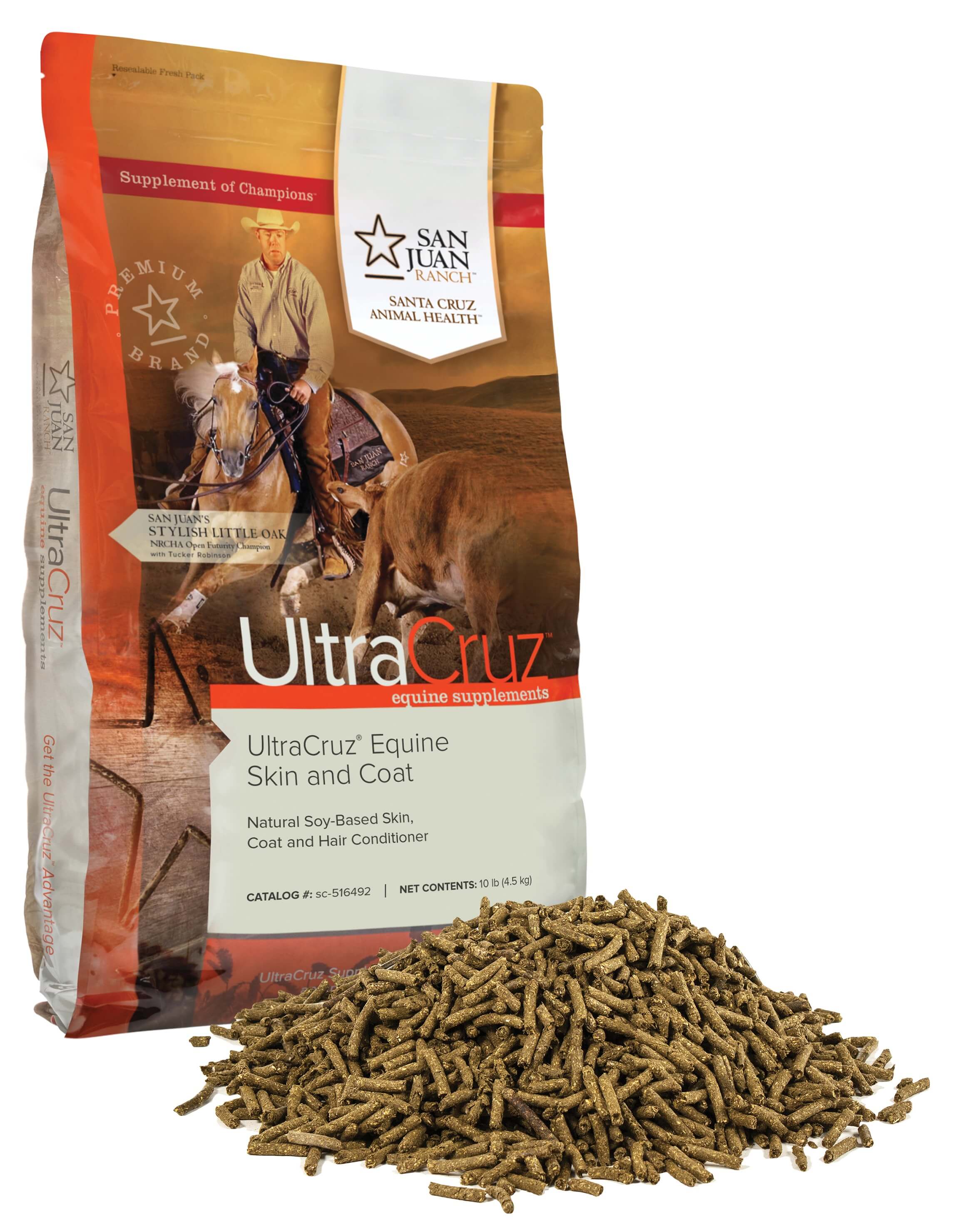 Skin and Coat Supplement for Horses UltraCruz Santa Cruz