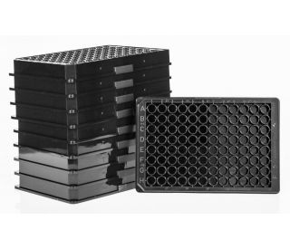 UltraCruz&reg; 96-Well Black Flat-Bottom Plates provide bulk convenience for frequent assays, crafted from durable polypropyle 