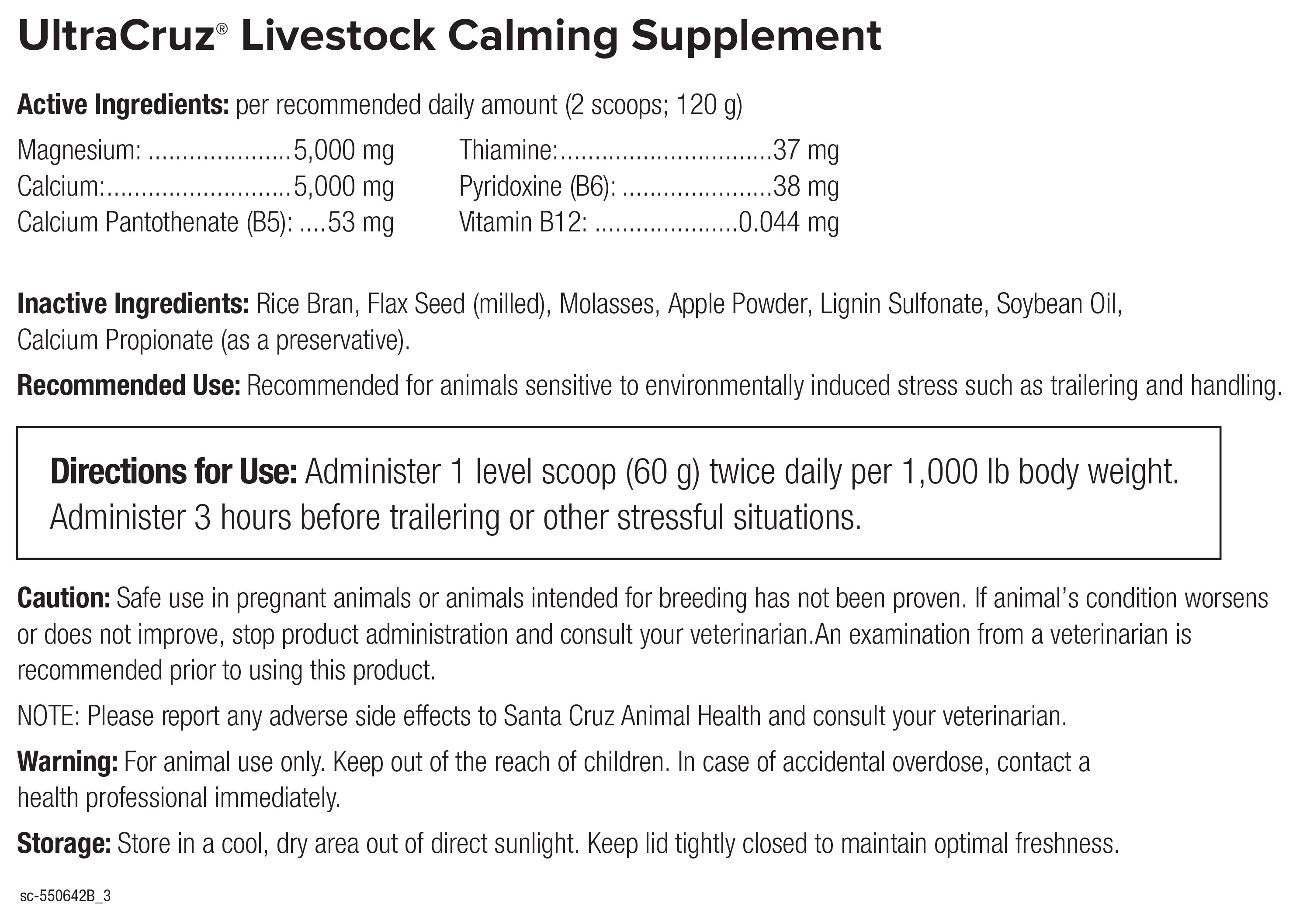 Brush, Dual Fiber for Horses, Cattle, Goats, Sheep and Pigs – UltraCruz® |  Santa Cruz Animal Health