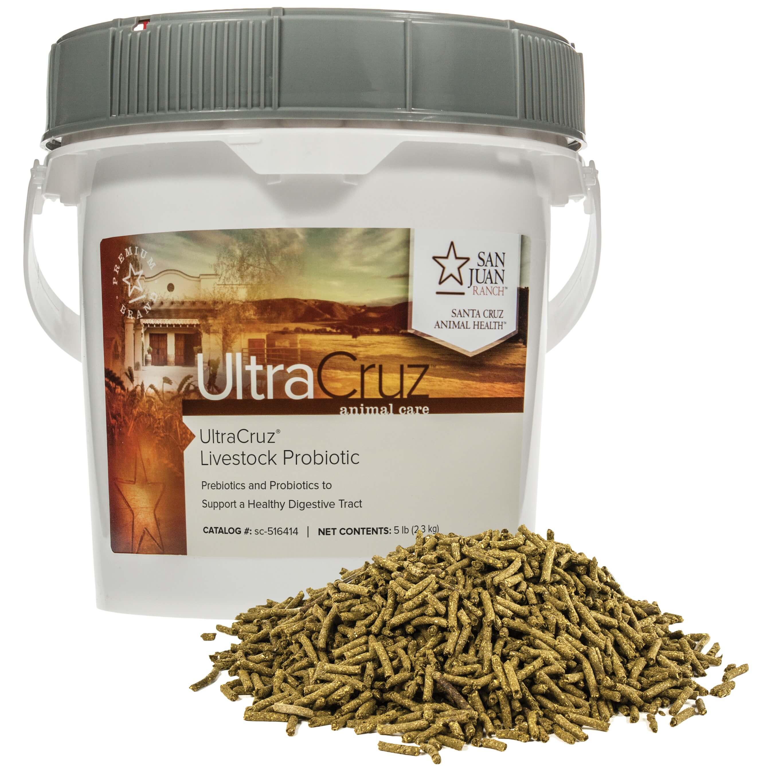 UltraCruz® Livestock Probiotic Supplement for Cattle, Goats, Sheep and Pigs Santa Cruz Animal