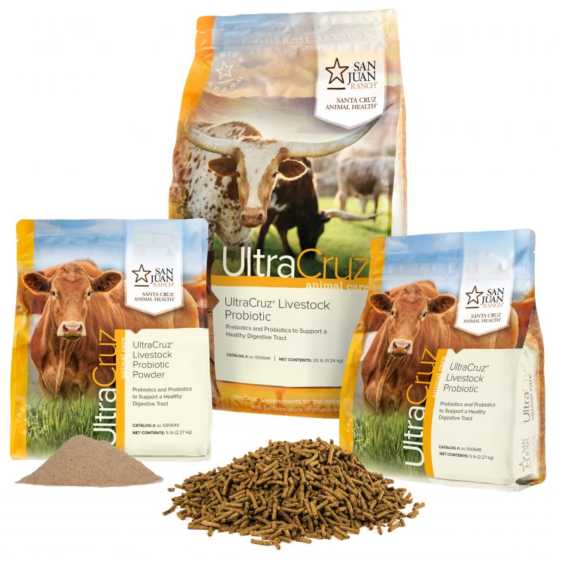 Livestock Probiotic Supplement for Cattle, Goats, Sheep and Pigs –  UltraCruz® | Santa Cruz Animal Health