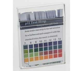 UltraCruz&reg; pH Indicator Strips sc-3667, a convenient 100-strip pack, delivers accurate pH measurements with a clear color- 