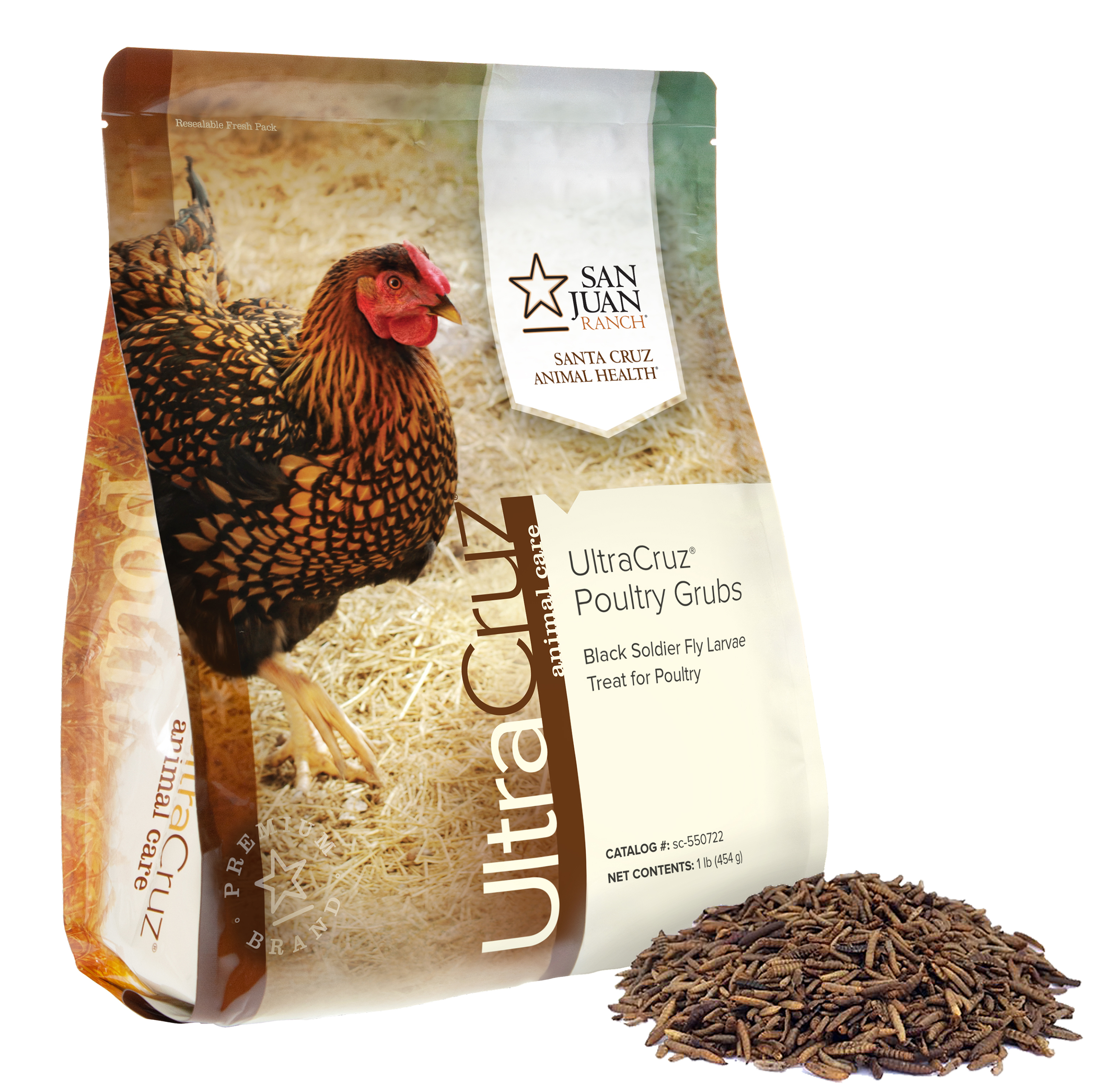 Grubs for Chickens UltraCruz Santa Cruz Animal Health