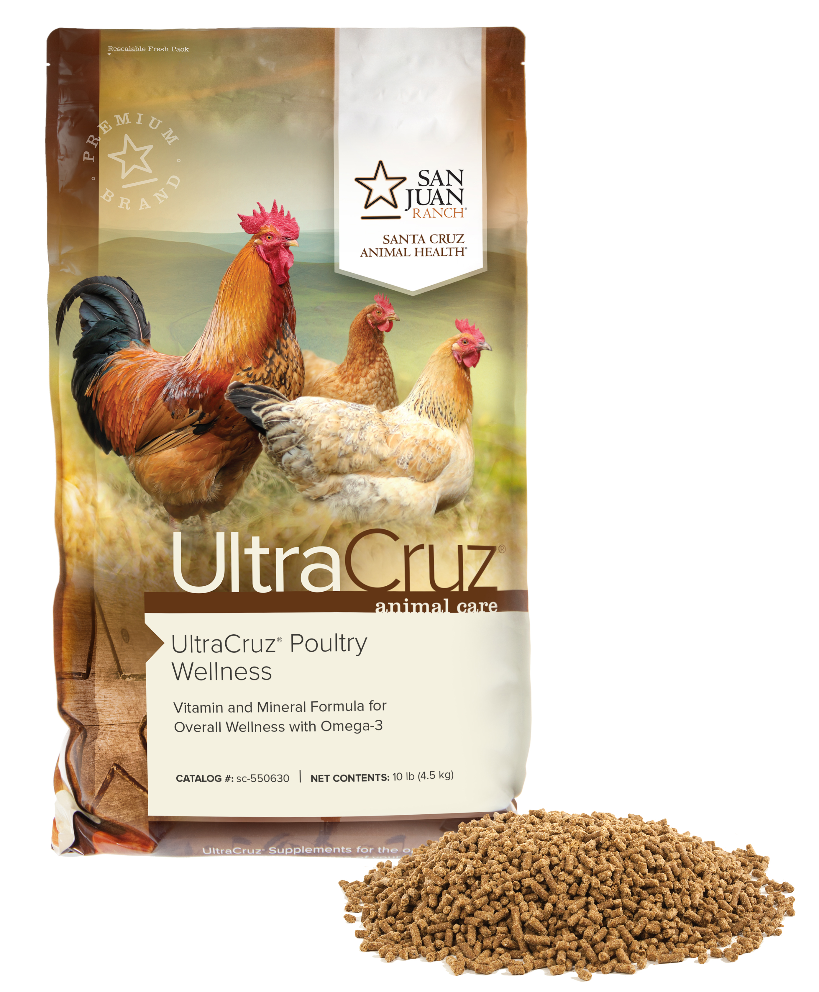 Wellness Vitamin and Mineral Supplement for Chickens UltraCruz