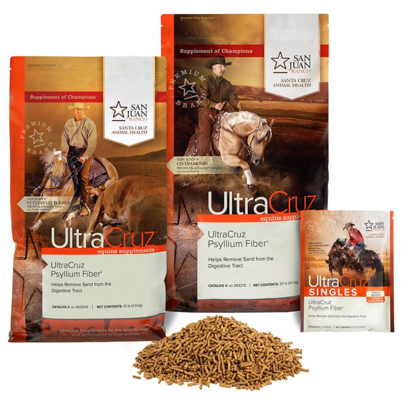 Psyllium for Horses Pellet Fiber Supplement UltraCruz Santa