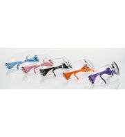 UltraCruz&reg; Safety Glasses, 12/case combines style and safety, offering clear visibility with colorful frames for a secure
