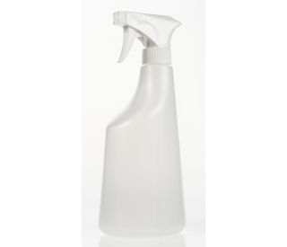 UltraCruz® Spray Bottle, Oval, 32oz, HDPE, features a sturdy design with a sleek, ergonomic shape for easy handling and co 