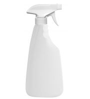 UltraCruz&reg; Trigger Spray Bottle, 16 oz, HDPE, features a durable white plastic design with an ergonomic trigger sprayer, i