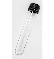 UltraCruz® Test Tube, Polystyrene, 12ml, 900/case, showcases a smooth, clear surface and secure cap, perfect for maintaini