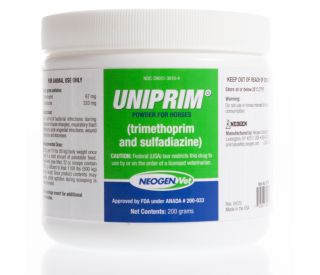 Uniprim Powder for Horses, 200 g packaging 400849 
