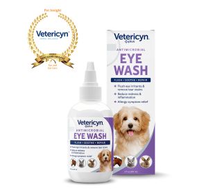 Vetericyn Plus Antimicrobial Eye Wash, 3 oz product and packaging 403614 