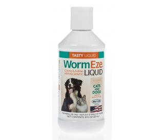 WormEze Liquid for Dogs and Cats, 8 ounces 