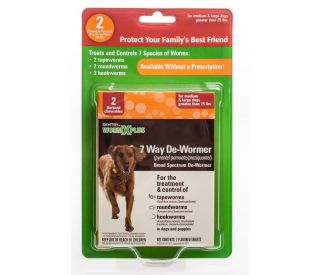 WormX Plus, large dog, 2 ct packaging 369659 