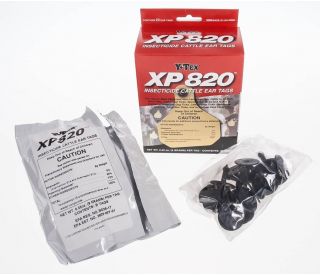 XP-820 Insecticide Cattle Ear Tag, 20-pk product contents 329116 
