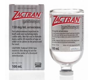 Zactran<sup> </sup>150 mg, 100 ml packaging 330687 