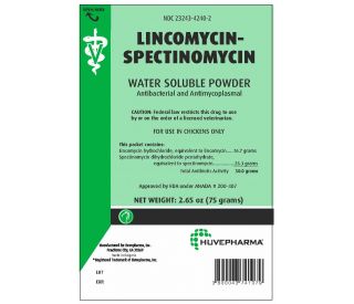 Lincomycin Spectinomycin Water Soluble Powder, 75 g packaging 414495 