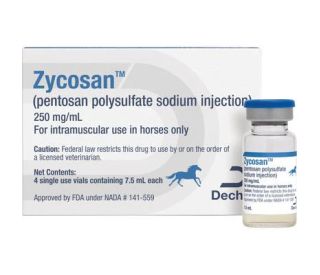 Zycosan Injection 250 mg-ml, 7.5 ml, 4-pack product and packaging 403744 